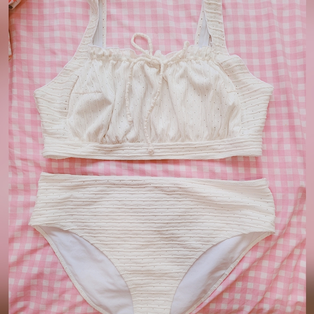 CIDER CURVE EYELET BIKINI
